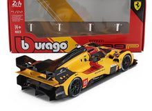 FERRARI - 499P 3.0L TURBO V6 TEAM AF CORSE N 83 WINNER 24h LE MANS 2025 ROBERT KUBICA - PHIL HANSON - YIFEI YE - YELLOW RED