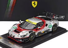 FERRARI - 296 LMGT3 V6 biturbo de 3,0 l del equipo Vista AF Corse n.º 54, 24 Horas de Le Mans 2025: Davide Rigon, Francesco Castellacci, Thomas Flohr - Rojo plateado