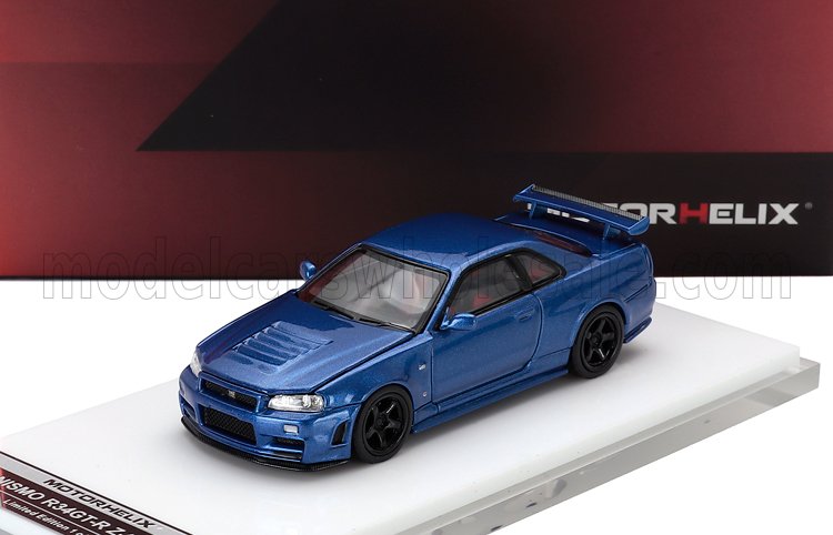 NISSAN - SKYLINE GT-R (R34) Z-TUNE 2002 - BLAUW - Vroomi