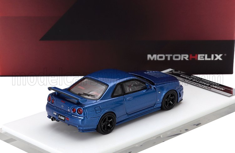 NISSAN - SKYLINE GT-R (R34) Z-TUNE 2002 - BLAUW - Vroomi