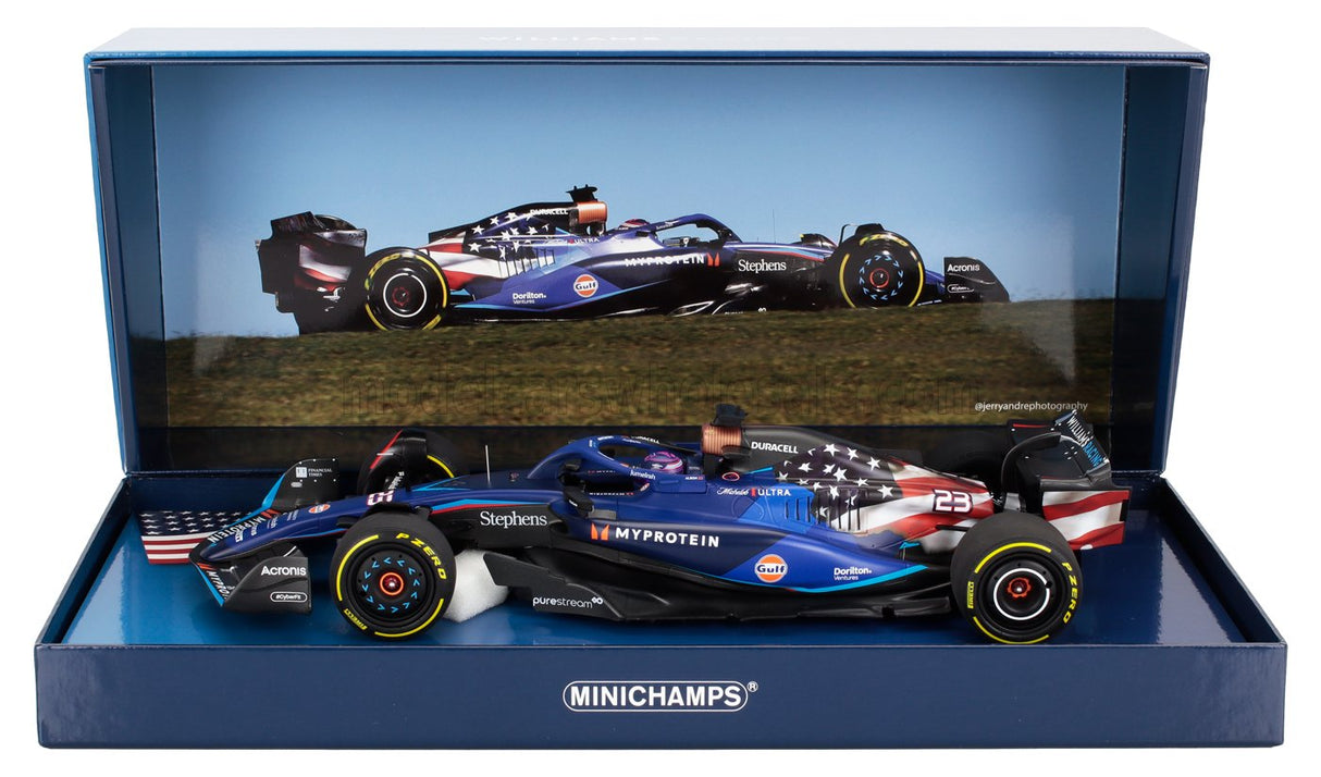 WILLIAMS | F1  FW45 TEAM WILLIAMS RACING GULF N 23 AUSTIN USA GP 2023 ALEXANDER ALBON