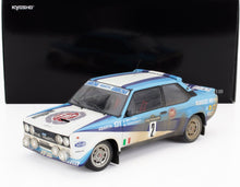 FIAT | 131 ABARTH (dirty and night version) N 2 4th RALLY PIANCAVALLO 1981 ATTILIO BETTEGA - MAURIZIO PERISSINOT | 2 TONE BLUE