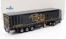 DAF - XG TRUCK CASSONATO REMORQUE TAUTLINER AIGLE GROUP 2022 - BLACK YELLOW - Vroomi