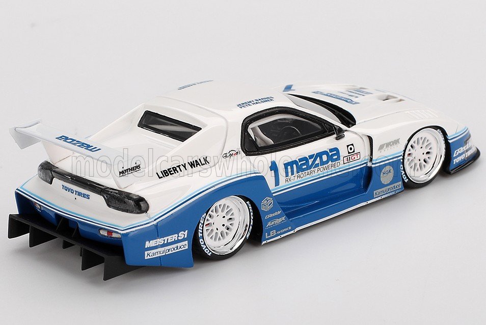 MAZDA - RX-7 (FD3S) N 1 LB SUPER SILHOUETTE IMSA 2024 - WHITE BLUE - Vroomi