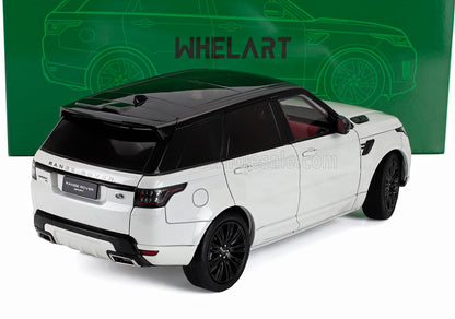 Modellino in scala 1/18 della Range Rover bianca con tetto nero, disponibile su Vroomi.