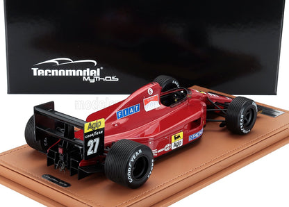 FERRARI - F1 642 N 27 IMOLA GP WITH RAIN TIRES 1991 ALAIN PROST - RED BLACK - Vroomi