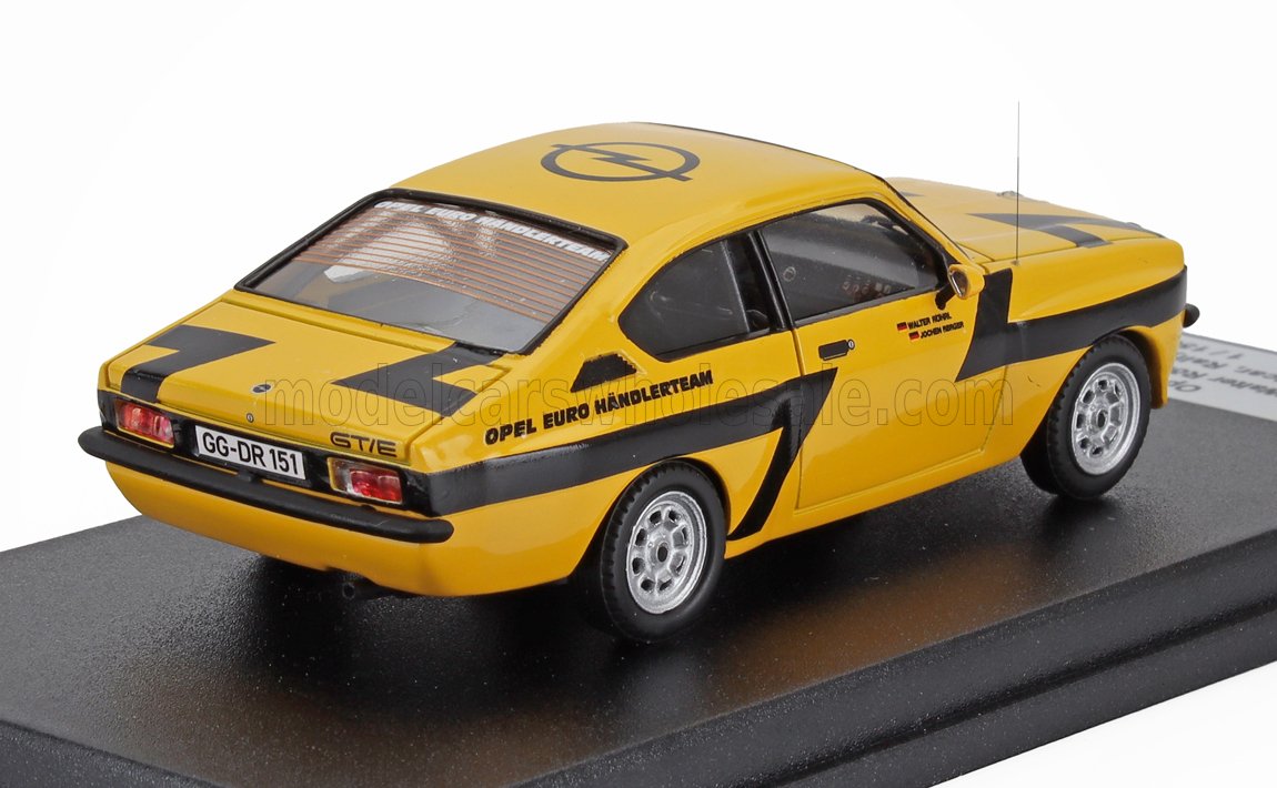 OPEL | KADETT GTE N 0 TEST CAR RALLY MONTECARLO 1975 WALTER ROHRL - JOCHEN BERGER