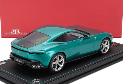 FERRARI - AMALFI 2025 - CON VETRINA - WITH SHOWCASE - VERDE COSTIERA - LIGHT GREEN