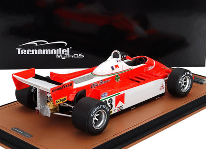 ALFA ROMEO - F1  179 N 23 GP DE MONACO 1980 BRUNO GIACOMELLI - BLANC ROUGE