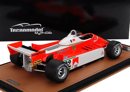 ALFA ROMEO - F1  179 N 22 MONACO GP 1980 PATRICK DEPAILLER - WHITE RED