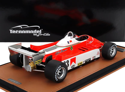 ALFA ROMEO - F1  179 N 23 EAST USA GP 1980 BRUNO GIACOMELLI - WHITE RED