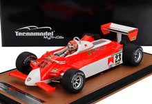 ALFA ROMEO - F1 179 N 23 MONACO GP (with pilot figure) 1980 BRUNO GIACOMELLI - WHITE RED Scale model car on Vroomi