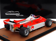 ALFA ROMEO - F1  179 N 22 GP DE MONACO (avec figurine de pilote) 1980 PATRICK DEPAILLER - BLANC ROUGE