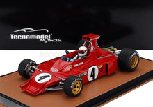 FERRARI - F1 312 B3 N 4 USA WATKINS GLEN GP (with pilot figure) 1973 ARTURO MERZARIO - RED Scale model car on Vroomi