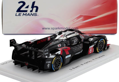 1/18 scale Le Mans race car model with black and red livery, available at Vroomi