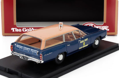 FORD USA - GALAXIE SW STATION WAGON NASSAU COUNTY POLICE 1970 - BLUE CREAM