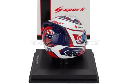 BELL HELMET - CASCO HELMET F1 OLIVER BEARMAN TEAM MONEYGRAM HAAS N 87 BRITISH GP 2025 - WHITE BLACK RED