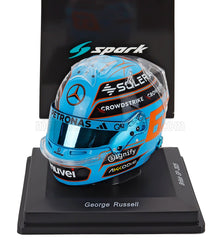 BELL HELMET - CASCO HELMET F1 GEORGE RUSSELL F1 TEAM MERCEDES AMG N 63 BRITISH GP 2025 - LIGHT BLUE
