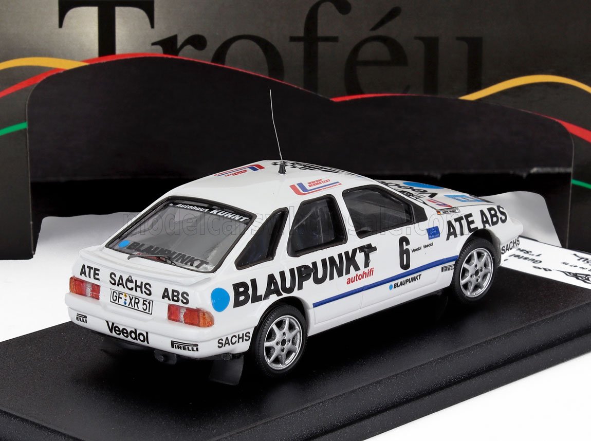 Ford Sierra XR 4x4 No. 6 Gustel Brusch Detlef Schaller Winner Rally Invernale Sachs 1986 Trofeu 1:43 scale model - image 2