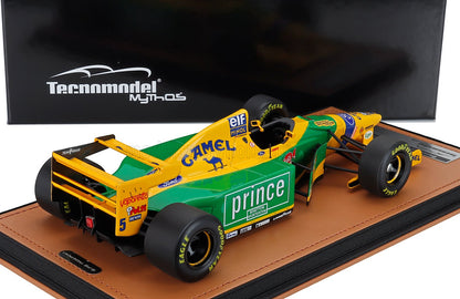 BENETTON - F1  B193B TEAM BENETTON FORD N 5 HUNGARIAN GP 1993 MICHAEL SCHUMACHER - YELLOW GREEN BLUE