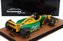 BENETTON – F1 B193 TEAM BENETTON FORD N 0 TEST BARCELONA 1993 MICHELE ALBORETO – GELB GRÜN BLAU