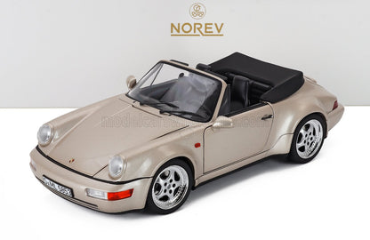 PORSCHE - 911 964 TURBO LOOK CABRIOLET 1992 - SILVER