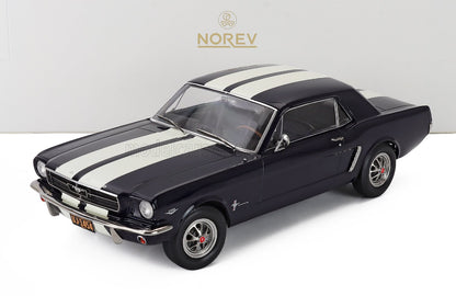 FORD USA - MUSTANG COUPE HARD-TOP 1965 - BLUE WHITE