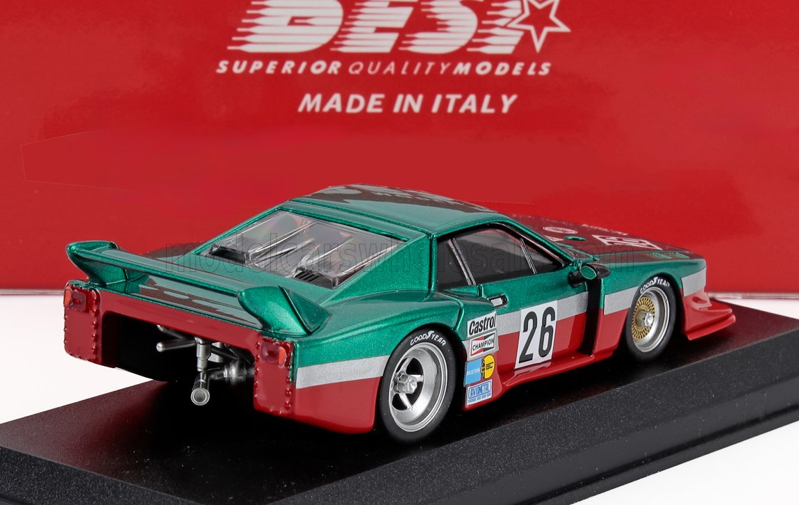 LANCIA - BETA MONTECARLO TURBO TEAM LANCIA CORSE N 26 6h MUGELLO 1980 CARLO FACETTI - MARTINO FINOTTO - VERT ROUGE - Vroomi