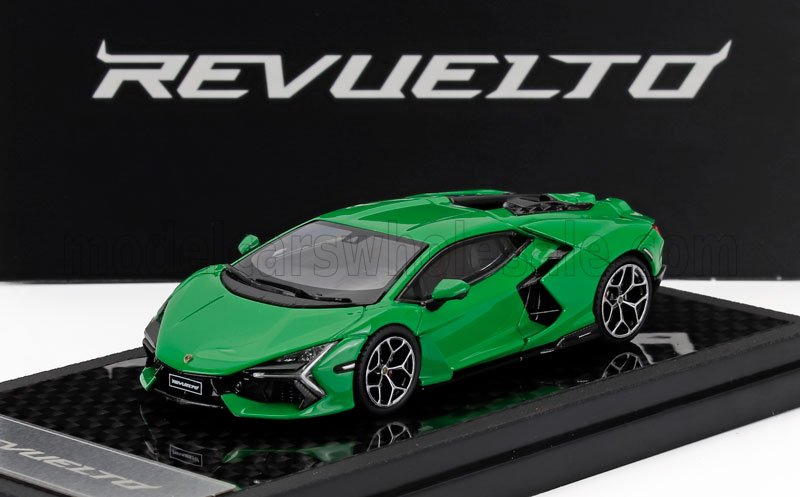 Lamborghini Revuelto Hybrid 2023 Green LCD Models 1:64 scale model