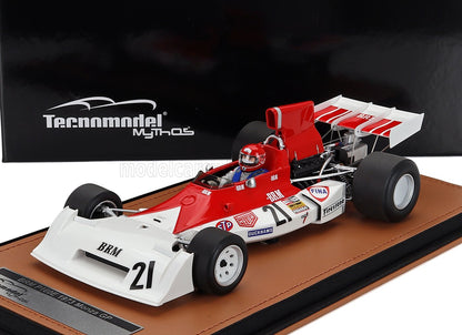 BRM - F1  P160E N. 21 GP D'ITALIA A MONZA (con figurina del pilota) 1973 NIKI LAUDA - BIANCO E ROSSO