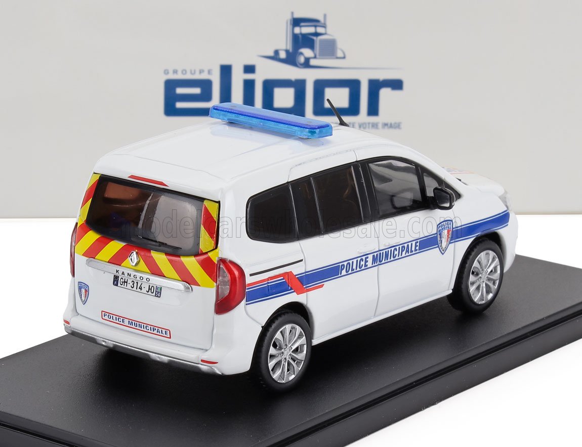 RENAULT - KANGOO POLICE MUNICIPALE 2023 - WHITE BLUE - Vroomi