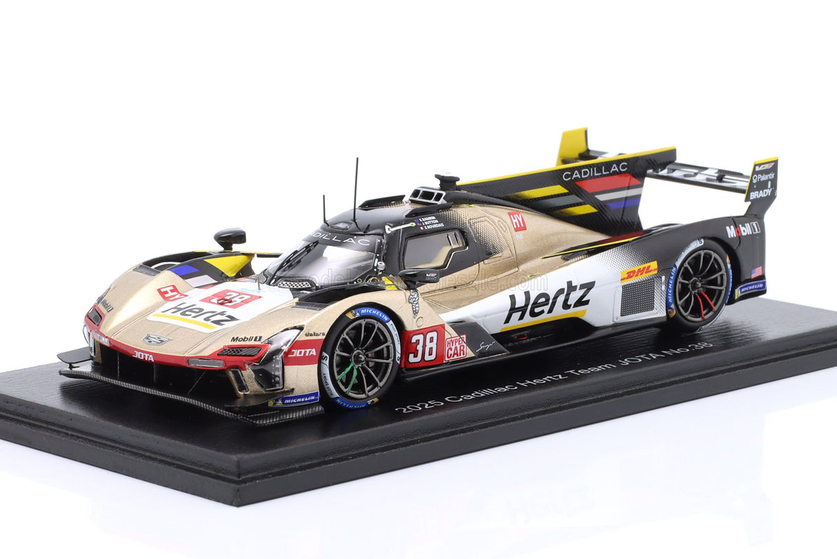 CADILLAC | V-SERIES R 5.5L V8 TEAM HERTZ JOTA N 38 WEC & 7th 24h LE MANS 2025 EARL BAMBER - SEBASTIEN BOURDAIS - JENSON BUTTON - GOLD WHITE BLACK