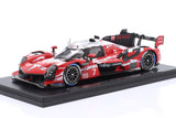 TOYOTA | GR010 3.5L V6 TEAM GAZOO RACING N 7 (40th ANNIVERSARY EDITION) 5th 24h LE MANS 2025 MIKE CONWAY - KAMUI KOBAYASHI - NYCK DE VRIES - RED WHITE BLACK