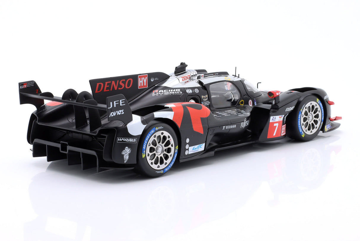TOYOTA | GR010 3.5L V6 TURBO HYBRID TEAM GAZOO RACING N 7 24h LE MANS 2024 KAMUI KOBAYASHI - JOSE MARIA LOPEZ - NYCK DE VRIES - BLACK