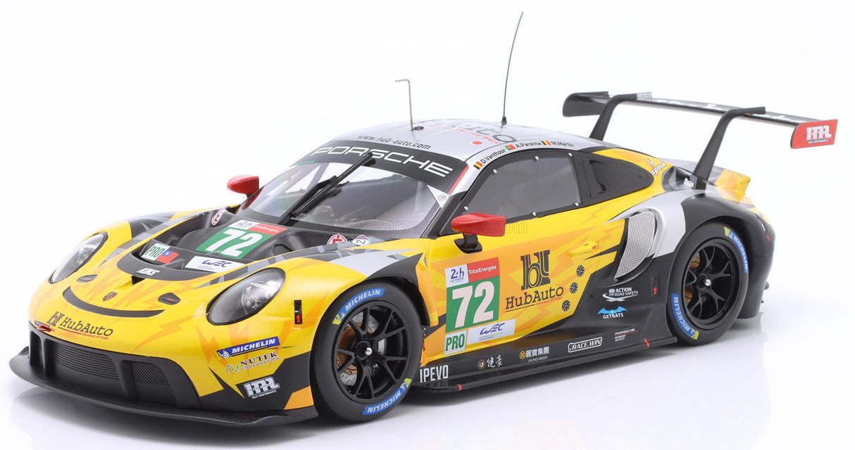 PORSCHE | 911 991-2 RSR TEAM HUBAUTO RACING N 72 24h LEMANS 2021 MAXIME MARTIN - ALVARO PARENTE - DRIES VANTHOOR - YELLOW