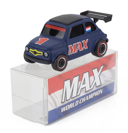 FIAT - 500 BRUMS LIVERY MAX N 1 WORLD CHAMPION 2024 - F1 WHEELS - MATT BLUE