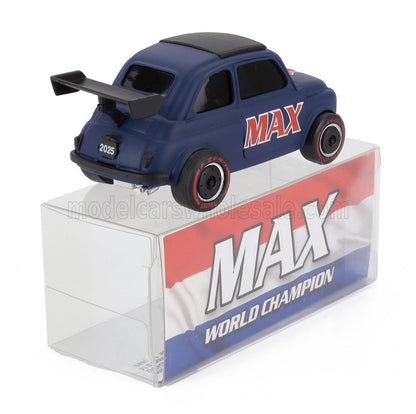 FIAT - 500 BRUMS LIVERY MAX N 1 WORLD CHAMPION 2024 - F1 WHEELS - MATT BLUE
