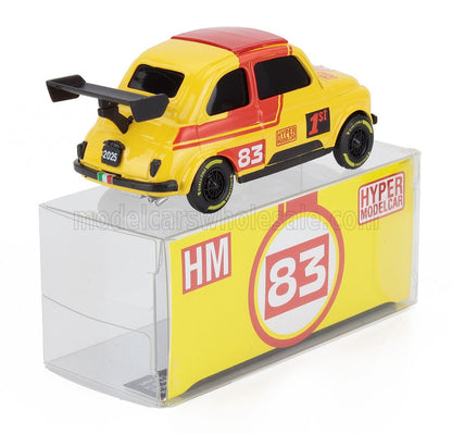 FIAT - 500 BRUMS LIVERY HYPER MODELCAR N 83 2025 - 24h LE MANS WHEELS - YELLOW RED