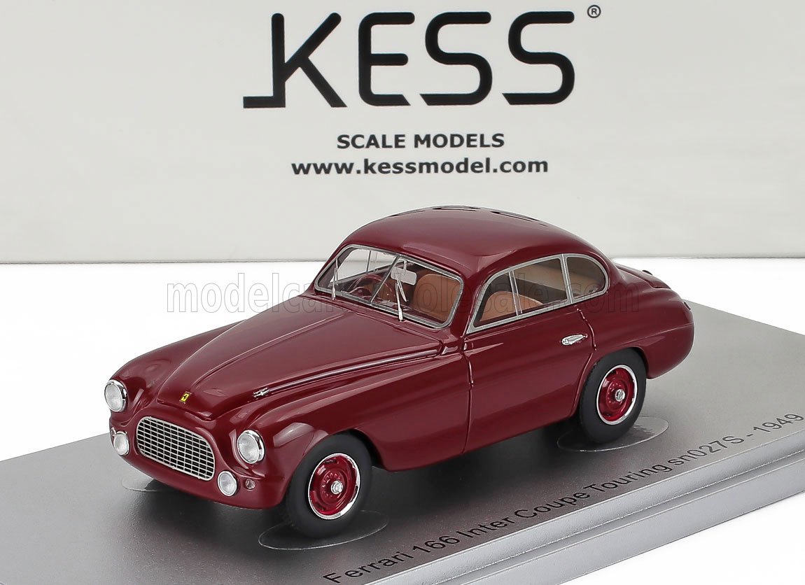 FERRARI - 166 sn027S INTER TOURING COUPE 1949 - BORDEAUX - Vroomi