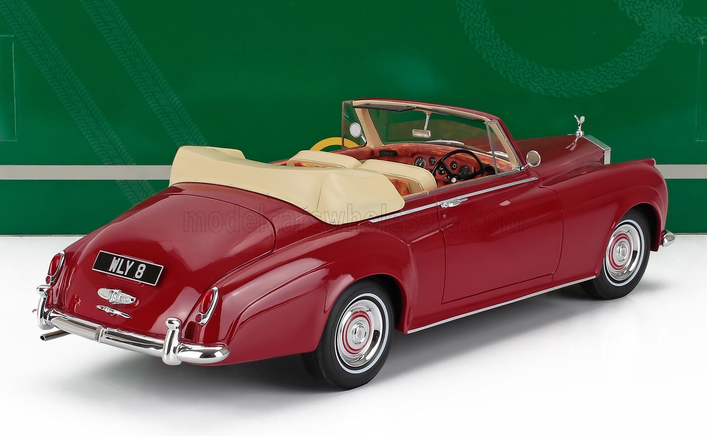 ROLLS ROYCE - SILVER CLOUD CABRIOLET OPEN 1960 - ROSSO modellino in scala modellino Vroomi