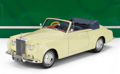 ROLLS ROYCE - SILVER CLOUD CABRIOLET OPEN 1960 - CREMA modellino in scala modellino Vroomi