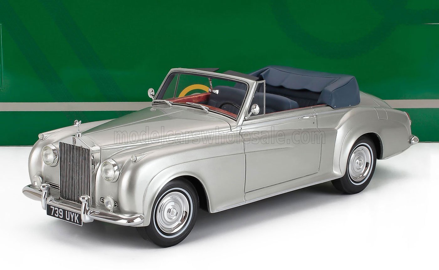 ROLLS ROYCE - SILVER CLOUD CABRIOLET OPEN 1960 - modellino in scala grigia modellino Vroomi