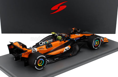 McLAREN - F1  MCL39 TEAM MCLAREN N 4 WORLD CHAMPION WINNER MONACO GP 2025 LANDO NORRIS - ORANGE BLACK