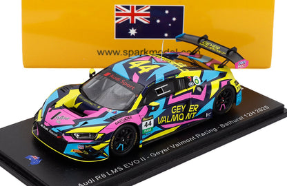 AUDI - R8 LMS GT3 EVO2 TEAM AUDI GEYER VALMONT RACING N 44 12h BATHURST 2025 SCOTT ANDREWS - SERGIO PIRES - MARCEL ZALLOUA - VARIOUS
