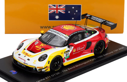 PORSCHE - 911 992 GT3 R TEAM THE BEND MOTORSPORT PARK N 91 12h BATHURST 2025 LAURIN HEINRICH - YASSER SHAHIN - SAM SHAHIN - MORRIS SCHURING - YELLOW RED WHITE