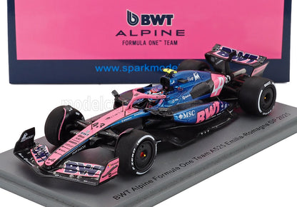 ALPINE - F1  A525 TEAM BWT ALPINE N 43 EMILIA ROMAGNA ITALY GP 2025 FRANCO COLAPINTO - BLACK BLUE PINK