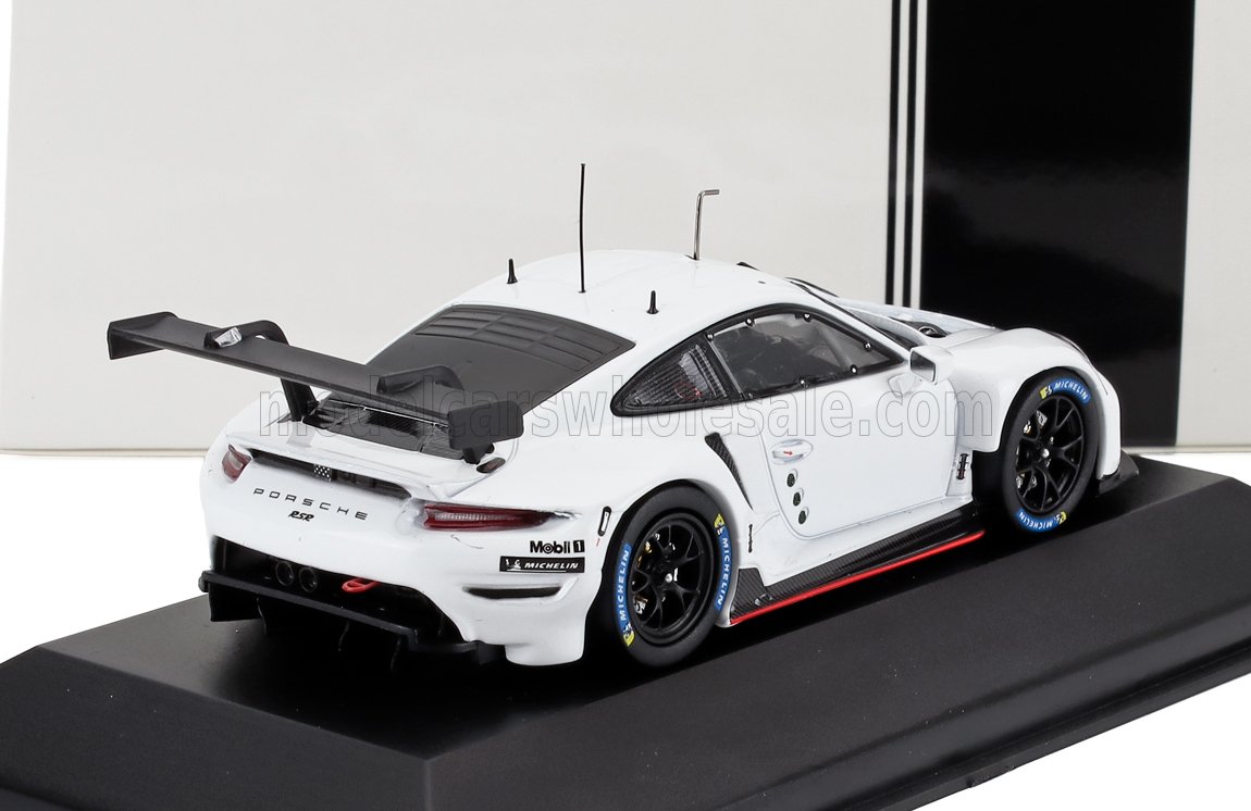 Porsche 911 991-2 RSR-19 Plain Body Coupé 2022 White IXO Models 1:43 scale model - image 2