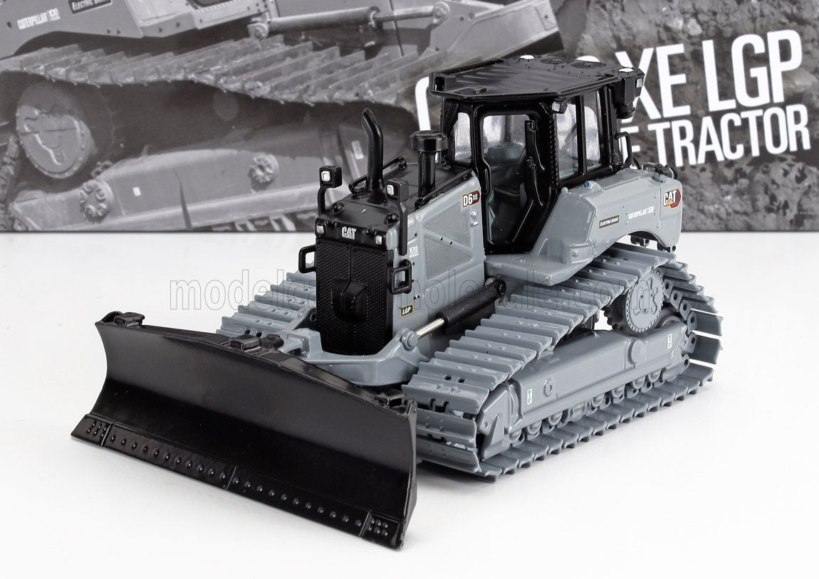 Caterpillar CAT D6 XE LGP Track-Type Tractor Scraper Grey DM Models 1:50 scale model