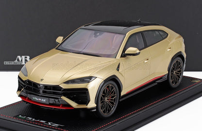 LAMBORGHINI - URUS SE 2023 - CON VETRINA - WITH SHOWCASE - ORO ELIOS - GOLD MET