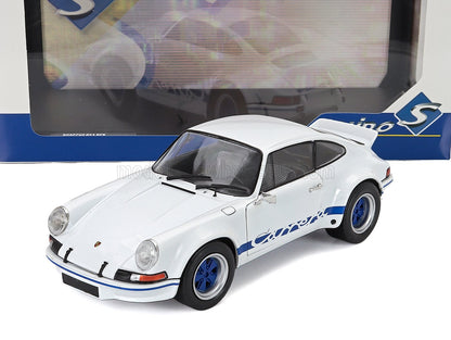 PORSCHE - 911 CARRERA RS 2.7 COUPÉ 1973 - BRANCO E AZUL CLARO
